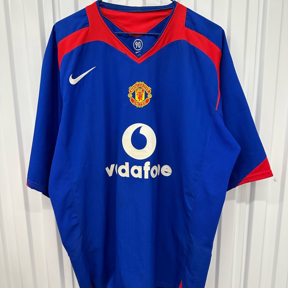 Manchester United 2004/2005 Away Jersey Nike Total 90 Size XL